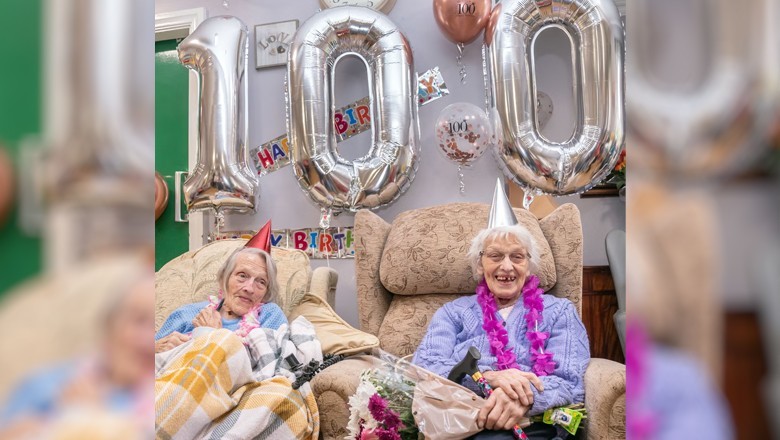 ‘Always together, never one without the other’: Identical twins celebrate 100th birthday