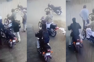 Robbers snatch motorbike at gunpoint in Karachi
