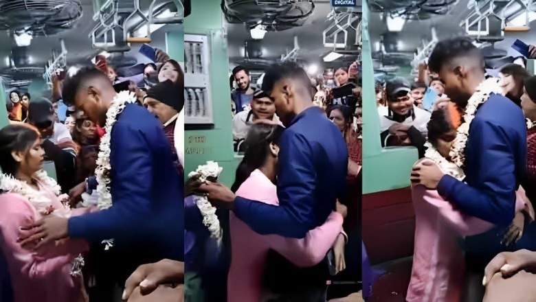 VIDEO: Indian couple gets married in moving train