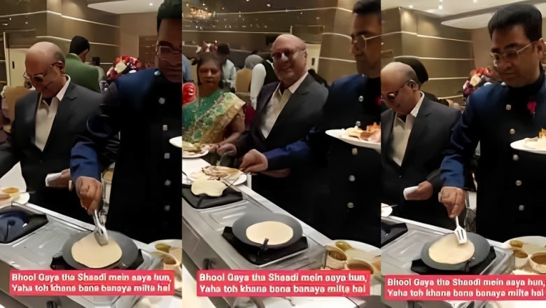Viral: Wedding guests make their own rotis