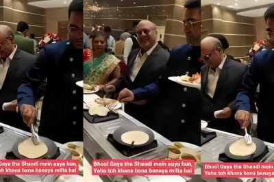Viral: Wedding guests make their own rotis