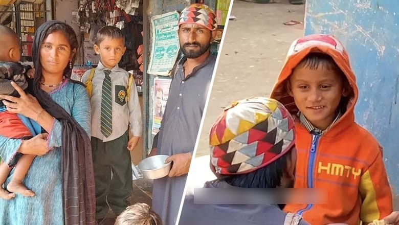 This beggar couple in Sindh is educating their child