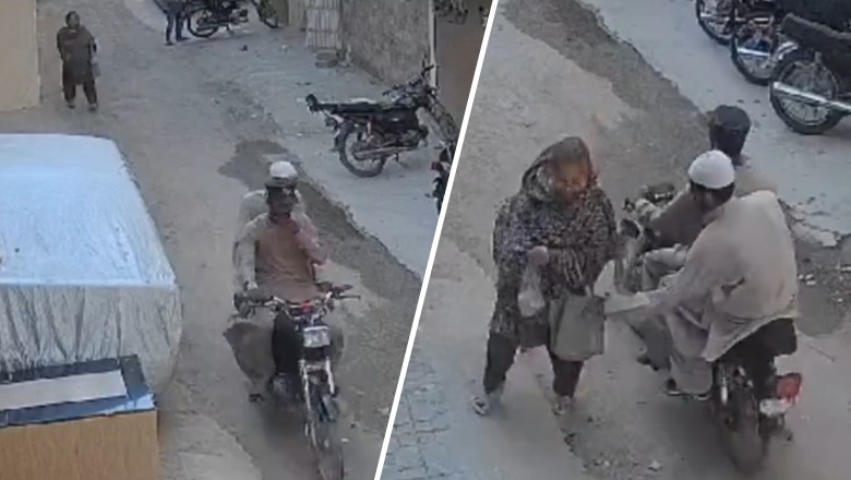 Robbers snatch purse from elderly woman in Karachi's Azizabad
