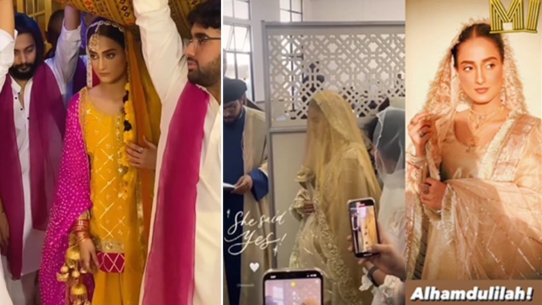 'Mannat Murad' actor Sana Nadir Shah shares moments from her wedding festivities