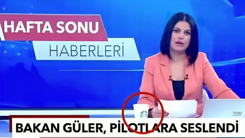 Turkish TV anchor fired after appearing with Starbucks coffee cup