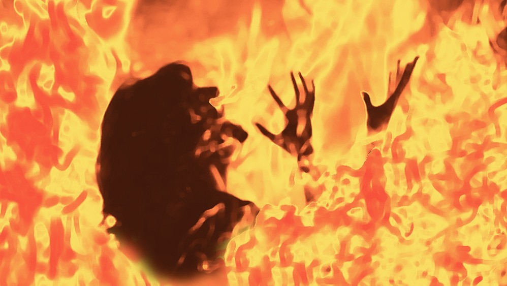 Woman found strangled, burned at father's furniture showroom in Gujranwala