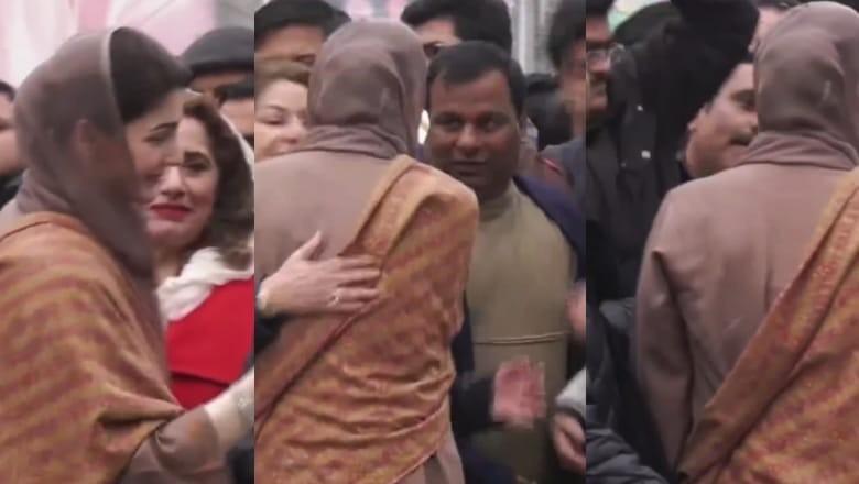 WATCH: Comedian Tahir Anjum manhandled during Maryam Nawaz's rally