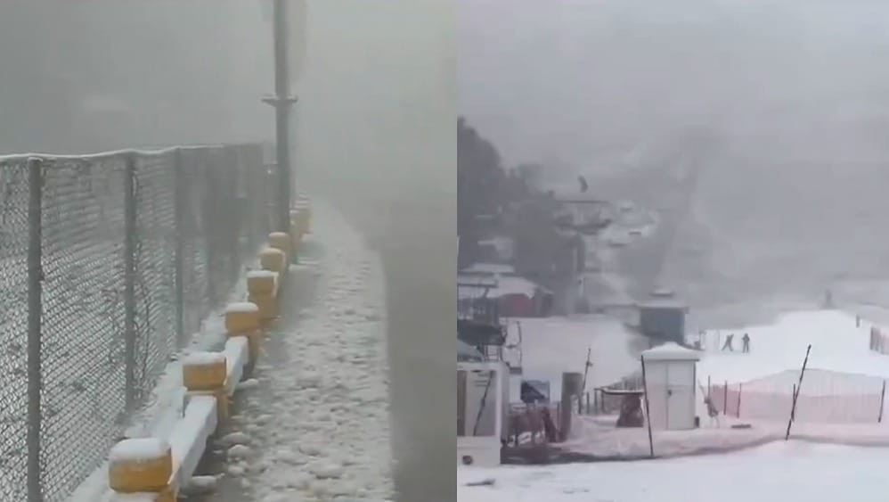 WATCH: Murree, Malam Jabba, Swat and other areas receive snowfall