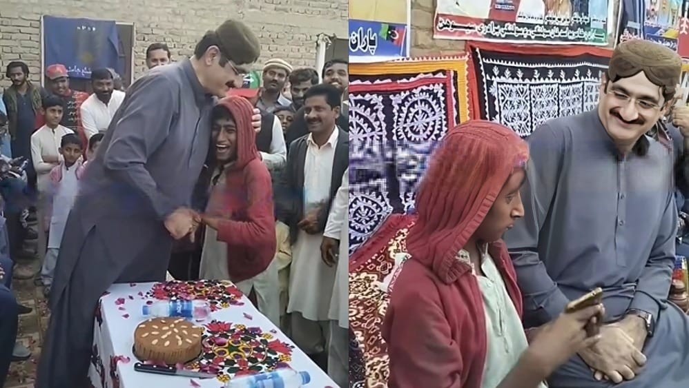 Ex-Sindh CM Murad Ali Shah meets, takes selfie with mentally-challenged boy