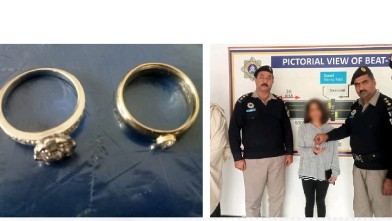 Motorway police return two lost diamond rings worth Rs1 million to owner