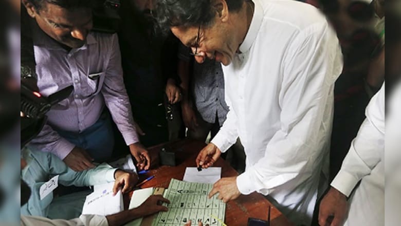 Imran Khan casts his vote in Adiala Jail