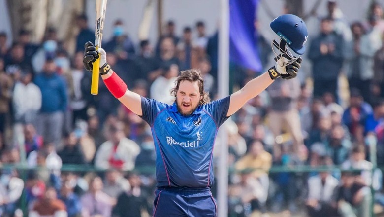 Namibia's Jan Nicol breaks world record for the fastest men's T20I hundred