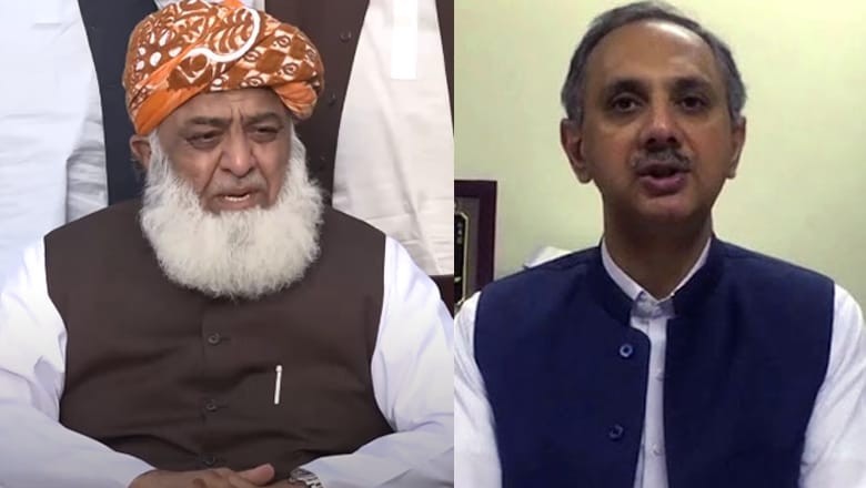 PTI's PM nominee Omar Ayub Khan seeks support of Fazlur Rehman
