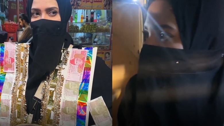 Mahira Khan donning Burqa takes a rickshaw ride to visit Bahawalpur's market