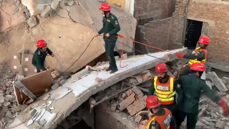 Nine dead, two injured as three-storey building collapses in Multan
