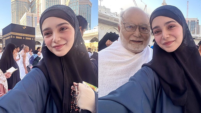 Aima Baig, family perform Umrah