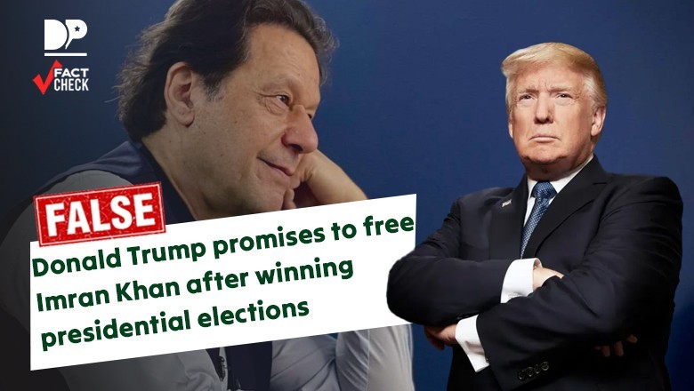 Has Trump promised to free Imran Khan after winning presidential elections?