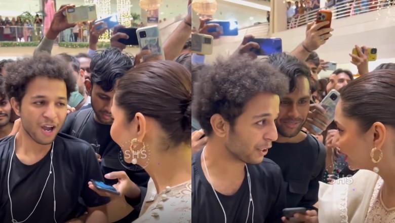 Fan goes crazy to take a selfie with superstar Mahira Khan
