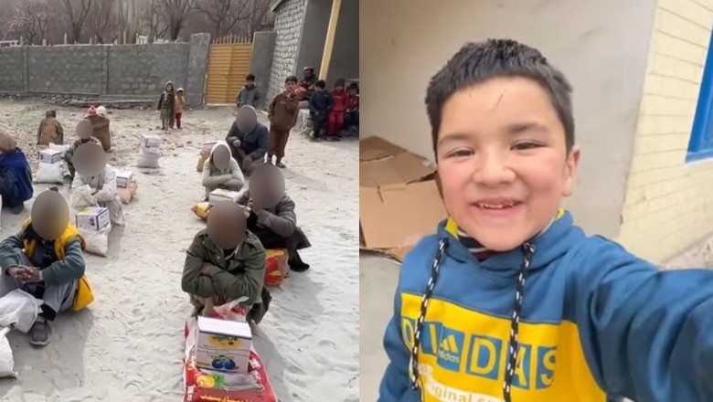 Star vlogger Shiraz distributes ration bags among needy people