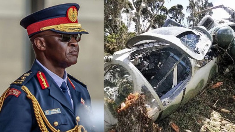 Kenya’s military chief among 10 people killed in helicopter crash