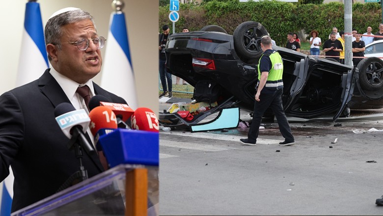 Israeli National security minister injured in car crash