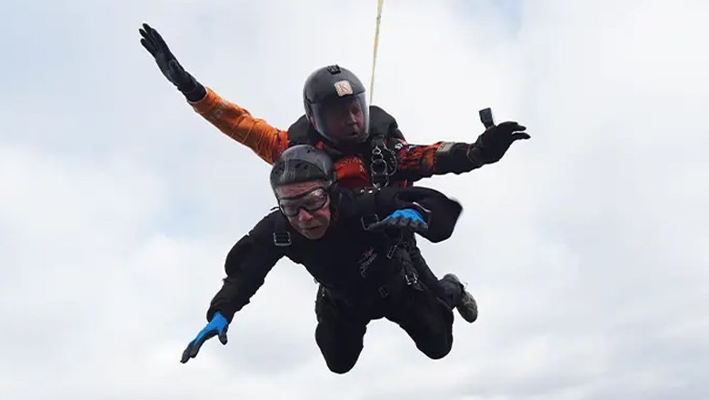 106-year-old great-grandfather becomes 'oldest' skydiver in the world