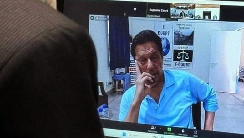 Imran Khan kept exercising during SC hearing while waiting for his turn: journalists