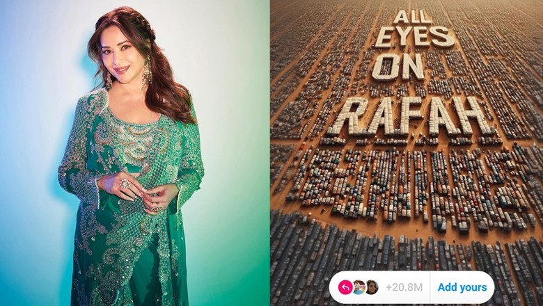 After Rohit Sharma's wife, Madhuri Dixit forced to delete post against Israel