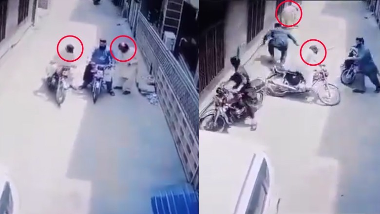 Watch: Robbers caught red-handed in Sheikhupura