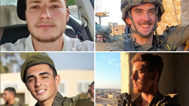 Israel army says four soldiers killed in south Gaza