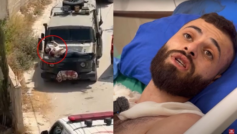 "I had hoped to be dead," says Palestinian man who was used as human shield by Israeli forces