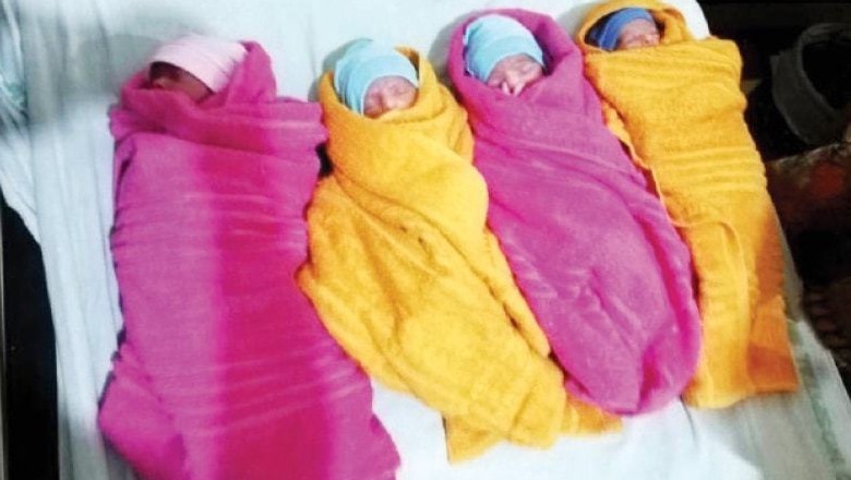 Woman gives birth to quadruplets in Sargodha