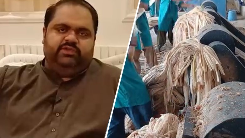 Sindh landlord turns banana waste into fibre yarn