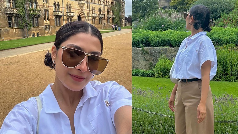 Ayeza Khan flaunts her new hairstyle while roaming on Oxford street