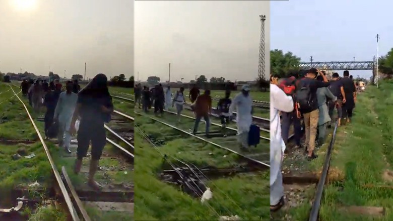 WATCH: JI workers march towards Islamabad from Karachi