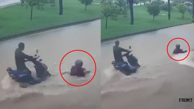 Scotty-riding girl washed away in Rawalpindi storm drain