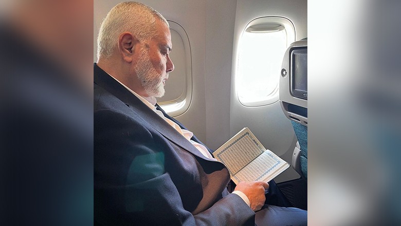 Ismail Haniyeh's daughter-in-law shares last image of Hamas leader reading Quran