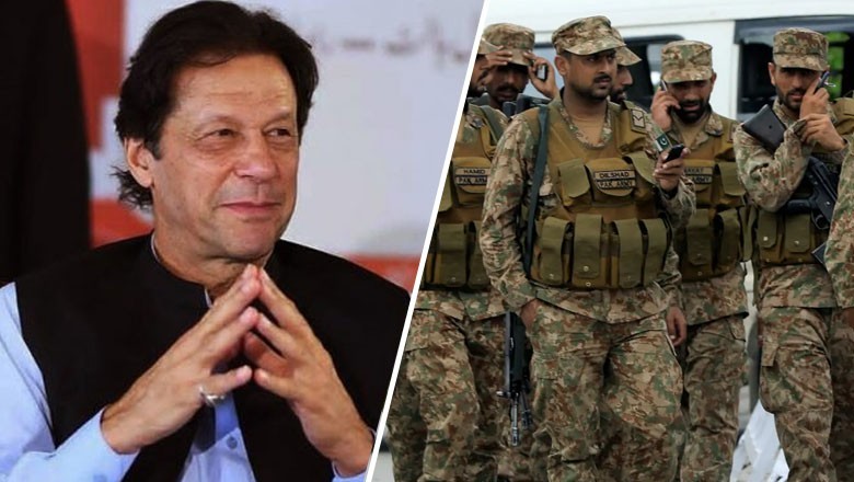 "We are proud of our soldiers and armed forces," says jailed Imran Khan