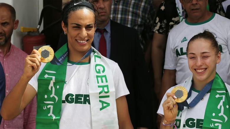 Algeria welcomes home Olympic gold medalist Imane Khelif