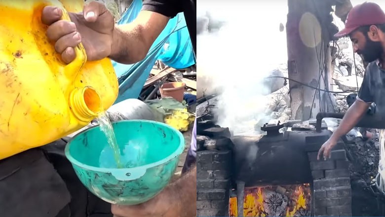 Gazans produce diesel from 'plastic waste' amid severe fuel shortage