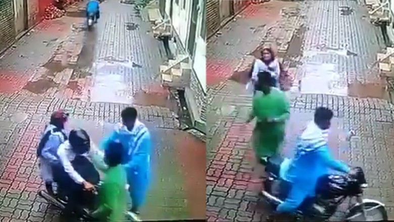 VIDEO: Robbers snatch motorbike from college-going siblings in Sialkot