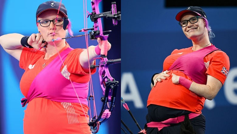 7-month pregnant archer wins gold medal at 2024 Paralympics Games