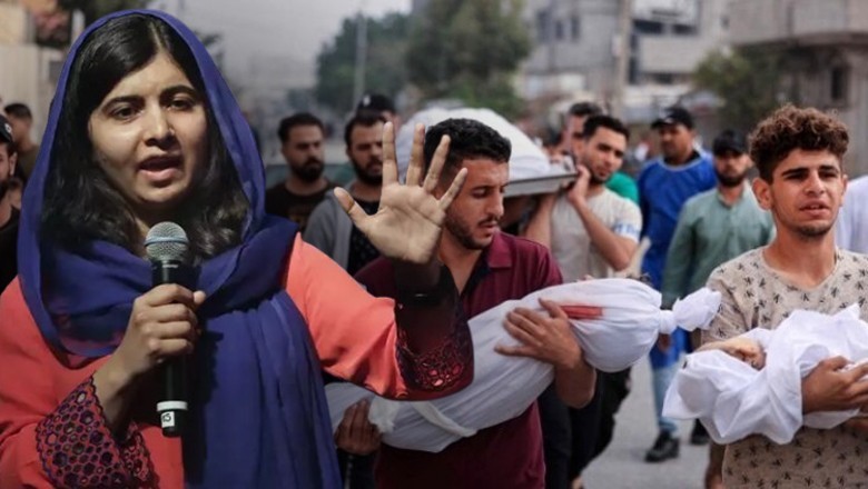 Malala demands ceasefire in Gaza, Israel's accountability for genocide