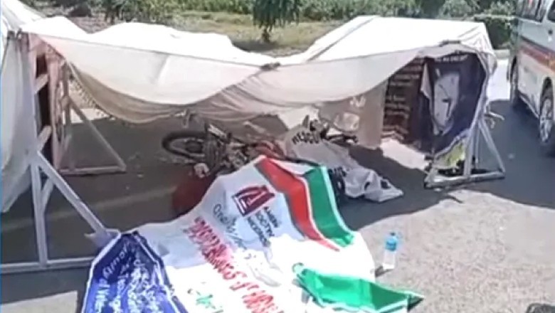 Female motorcyclist crushed to death by bus at Nawaz Sharif University