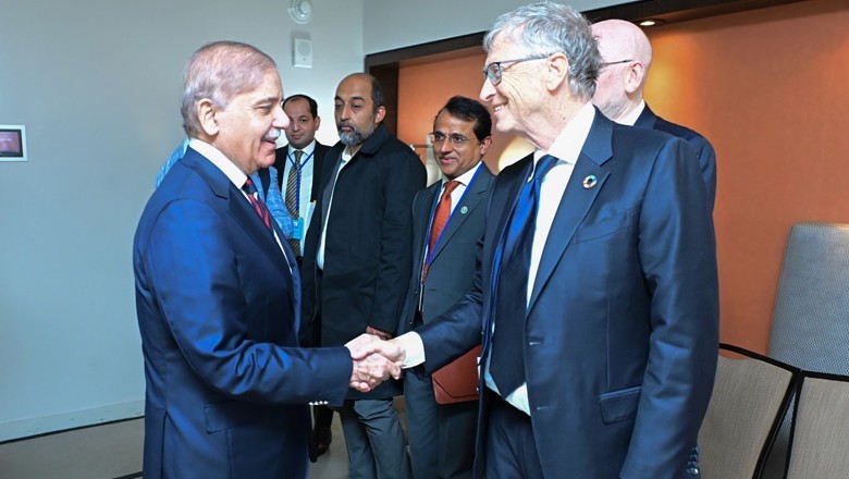 PM Shehbaz Sharif meets Bill Gates on UNGA session's sidelines