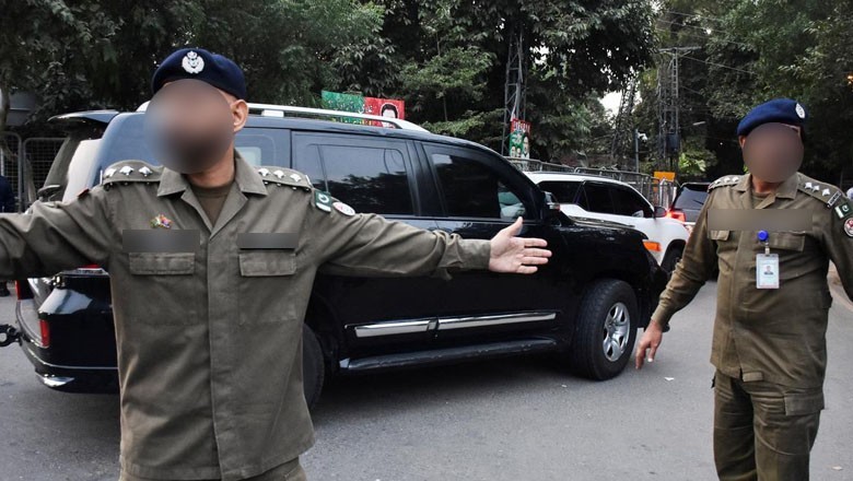Police officers removed from posts for stopping 'influential' man's son at checkpoint in Lahore