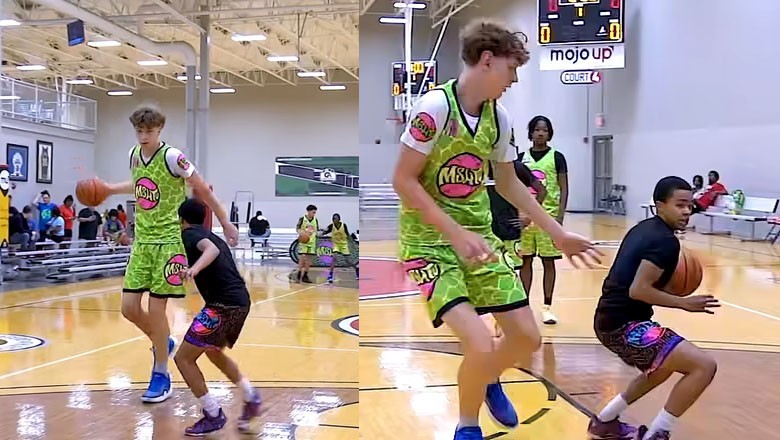 13-year-old Canadian boy stuns internet with his over 7 feet height