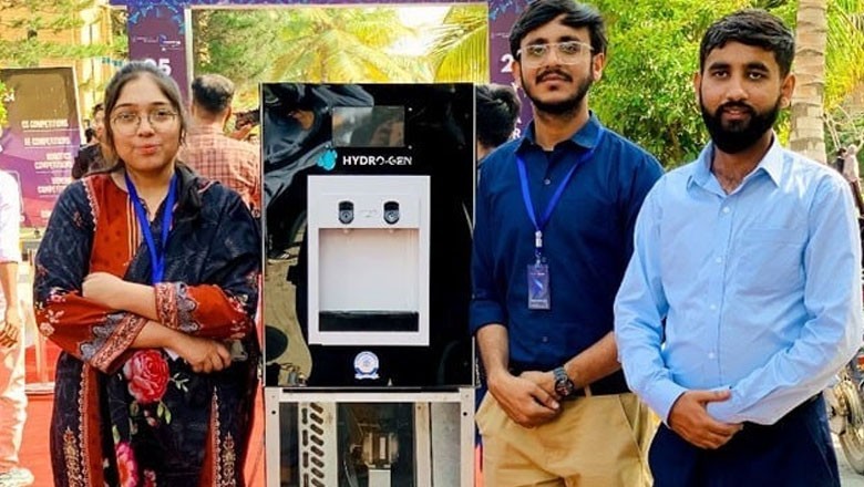 Pakistani students develop machine to distill water from air at 70% lower cost