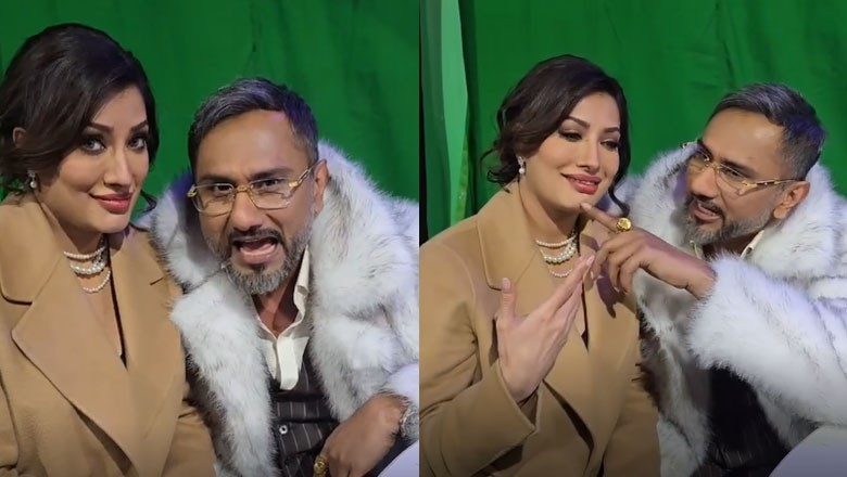 Honey Singh shares sneak peek of new song with Mehwish Hayat