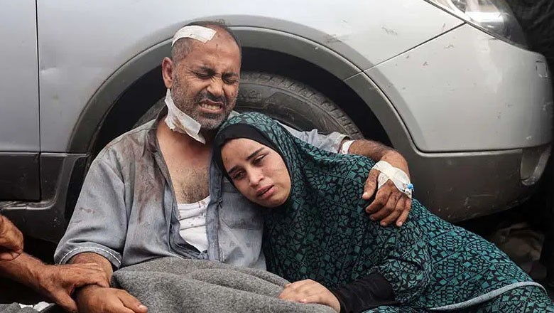 Newborn among four killed as Israel bombs clinic in Gaza